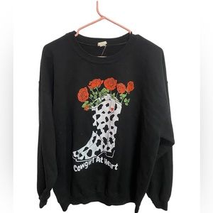 “Cowgirl at heart” Altar’d State Sweatshirt